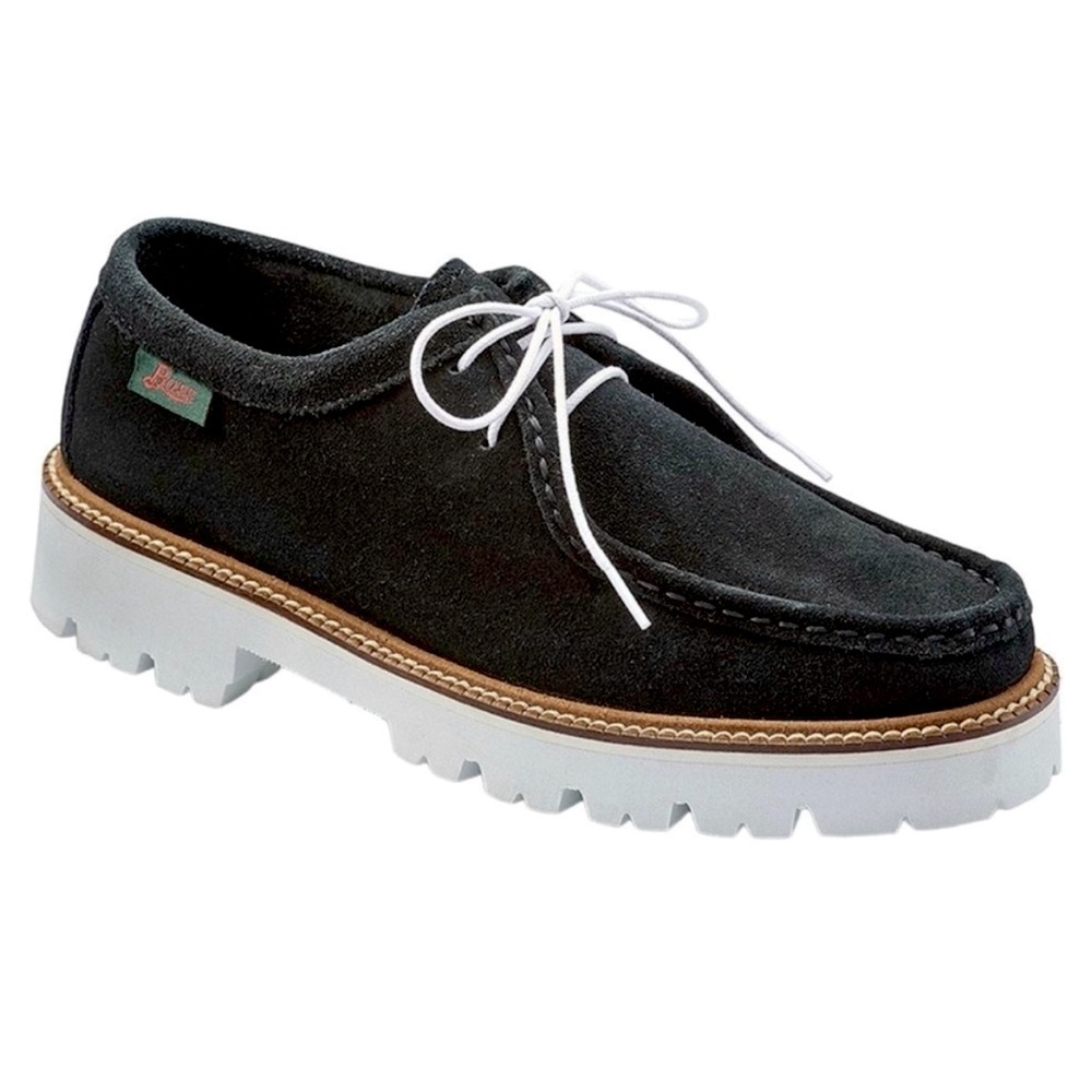 G.H.BASS $190 Women’s Wallace Platform Loafer Leather Suede Shoes Size 6 New